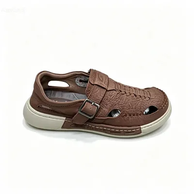 Pure leather sandals with comfort feel