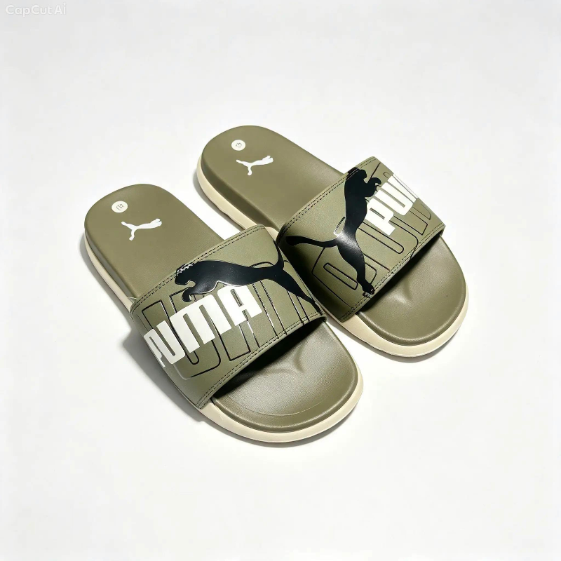 Comfort slides with softness