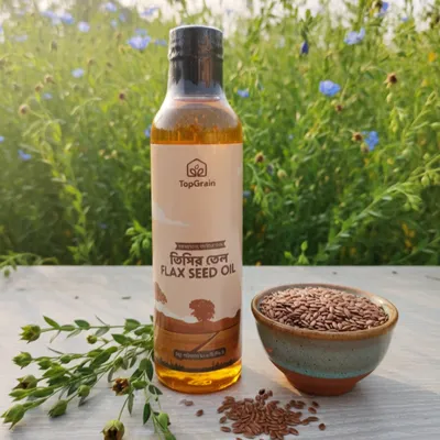 Flax Seed Oil – খাঁটি প্রাকৃতিক ফ্ল্যাক্স সিড (তিসি) তেল