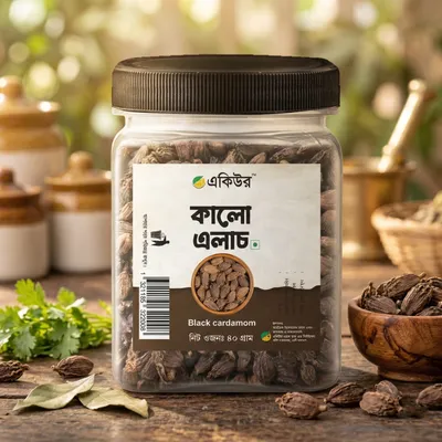 Black Cardamom (কালো এলাচ) 