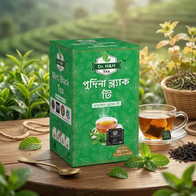 Dr. H&H Mint Black Tea (পুদিনা চা)