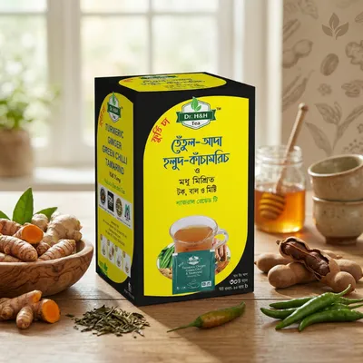 Dr. H&H Natural Organic Tea (তেঁতুল, আদা, হলুদ, মরিচ মিশ্রণ চা)