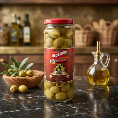 Blossoms Green Plain Olives