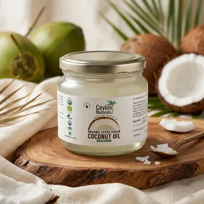 Ceylon Naturals Organic Extra Virgin Coconut Oil