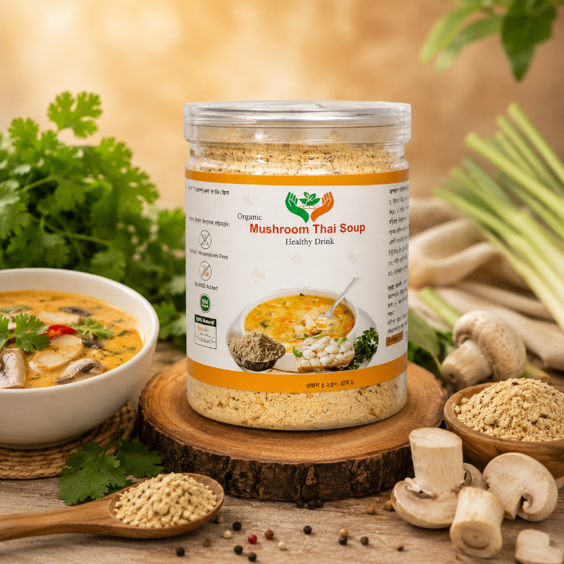 Mushroom Thai Soup (মাশরুম থাই স্যুপ)