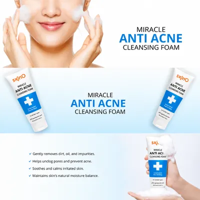 Miracle Anti Acne Cleansing Foam