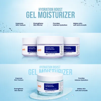 Hydration Boost Gel Moisturizer with Hyaluronic Acid & Panthenol