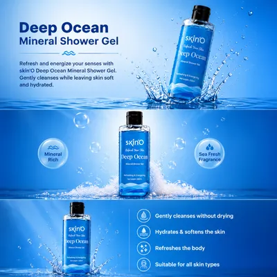 Refresh Your Skin Deep Ocean Mineral Shower Gel