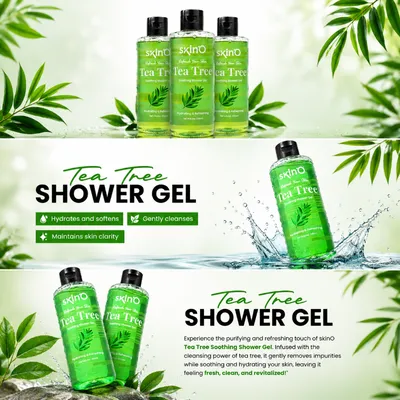 Refresh Your Skin Tea Tree Soothing Shower Gel