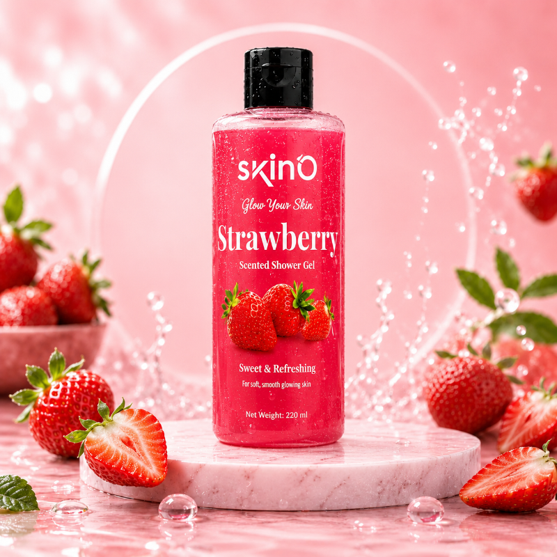 Glow Your Skin Strawberry Scented Shower Gel