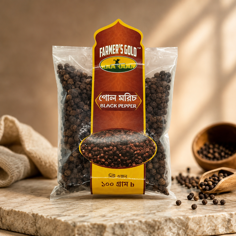 Black Pepper (কালো গোল মরিচ আস্ত)