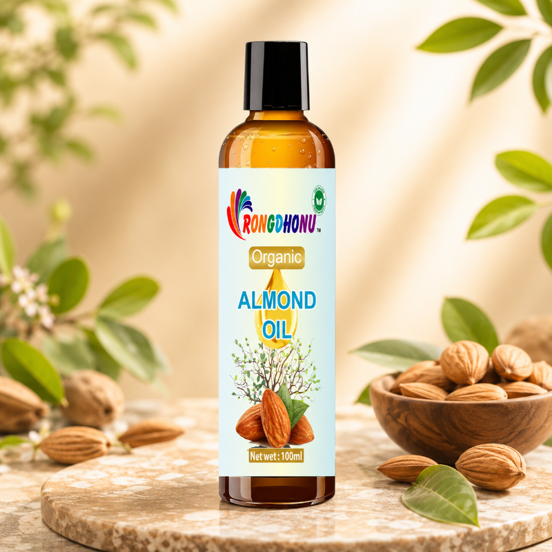 Organic Almond Oil (কাঠ বাদামের তেল)