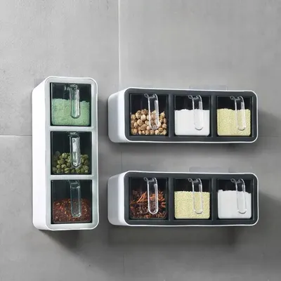 PUNCH-FREE KITCHEN SEASONING BOX
