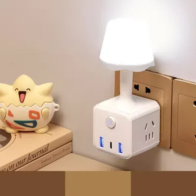Multifunctional Socket Table Lamp