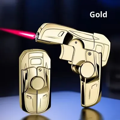 Gyro Racing Car-Shaped Windproof Inflatable Butane Lighter
