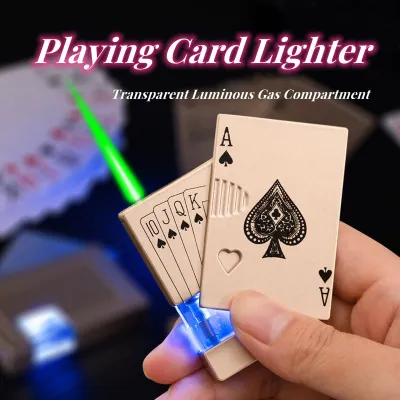  Zinc Alloy Playing Card Lighter