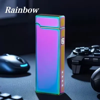  Windproof Metal USB Double Arc Lighter