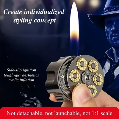 Portable Flame Refillable Gas Cigarette Lighter