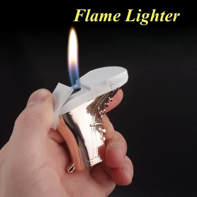 Luxurious Classic Style Refillable Gas Cigarette Lighter 