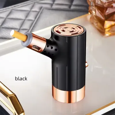  Wood Portable Car Ashtray with USB Lighte