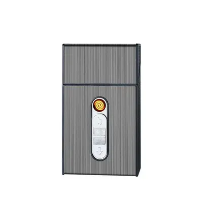USB Charging Lighter 20 Pack Waterproof Portable Smoking Case