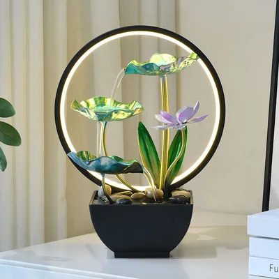 Desktop Water Fountain for Office Home Bedroom