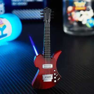  Creative Music Guitar LED Flashlight Refillable
