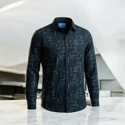 Black Pure Cotton Full sleeve Shirt 