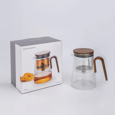 700ml High Quality Magnetic Glass Teapot 