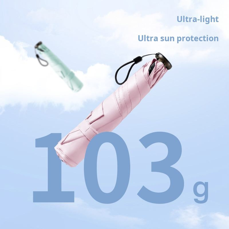 Ultra-Light Dual-Use Umbrella for Rain & Shine