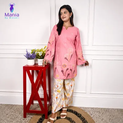 Candy Splash // Soft Thai Silk Fabric // Co Ord’s 2PCS Set