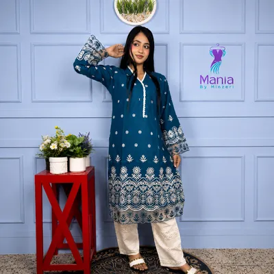 Boho Blend // Chikenkari Work Embroidery Work Cotton Fabric // Co-Ord’s 2PCS Set