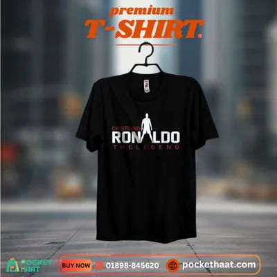 Premium "CR7 The Legend" Edition T-Shirt – Signature Football Streetwear