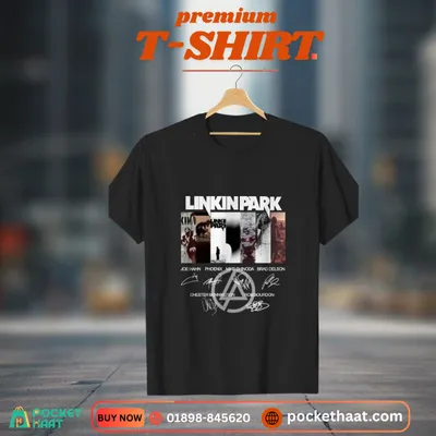 Premium "Linkin Park" T-Shirt – Signature & Portrait Edition