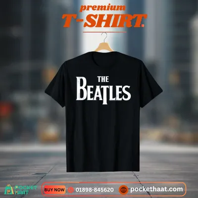 Premium "The Beatles" Graphic T-Shirt – Classic Logo Edition