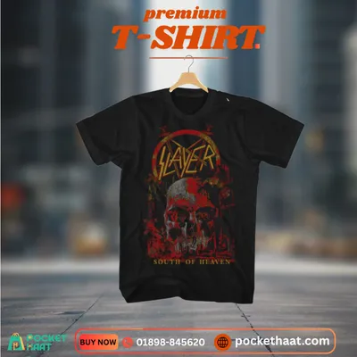 Premium Slayer Graphic T-Shirt – South of Heaven Anniversary Edition