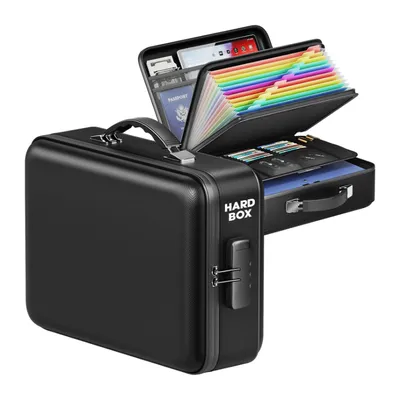 Fireproof Document Box Hard Case