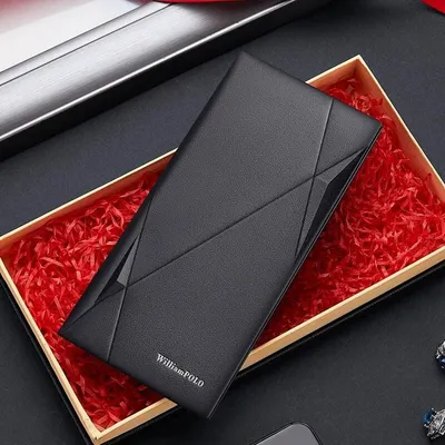 William Polo Genuine Leather Long Wallet