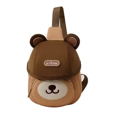 New 3-6 Years Old Children's Cartoon Cute Chest Bag Coin Purse Kindergarten Crossbody Bag Zipper Closure Animal Pattern Fashion