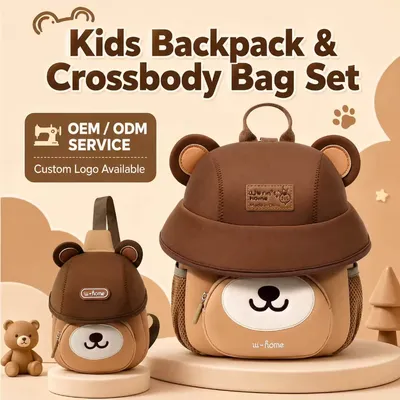  Pink Bunny Rabbit Animal Shape Kids Backpack