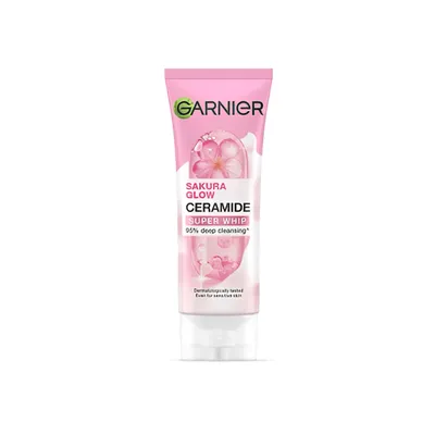 Garnier Sakura Glow Ceramide Face Wash 100ml