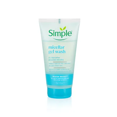 Simple Water Boost Micellar Facial Gel Wash 150ml 