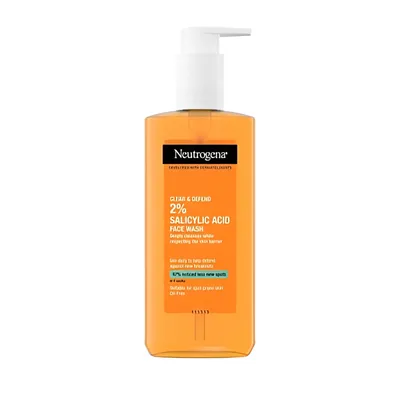 Neutrogena Clear & Defend 2% Salicylic Acid Facial Wash 200ml