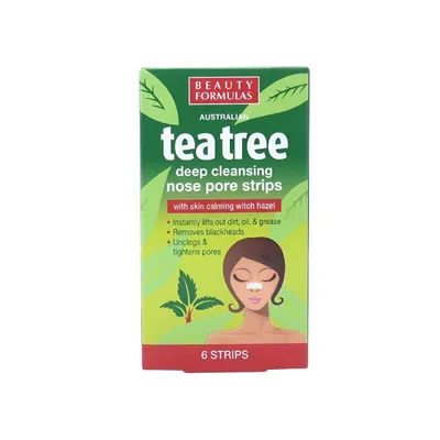 Beauty Formulas Tea Tree Nose Pore Strips 6 strips 