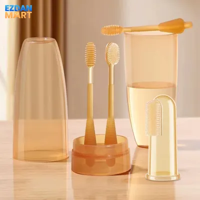 Soft Silicone Toothbrush & Finger Brush