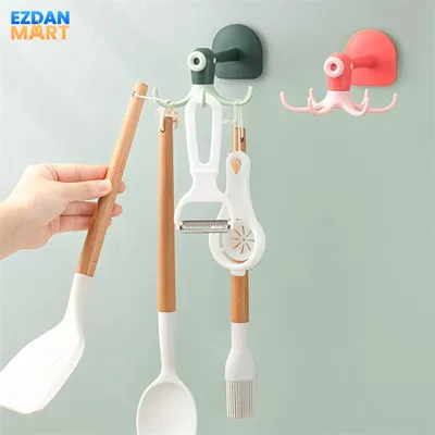 360° Rotatable Octopus Wall Hook 