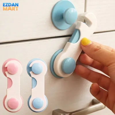 4 Pieces Multi-Purpose Child Safety Drawer Lock