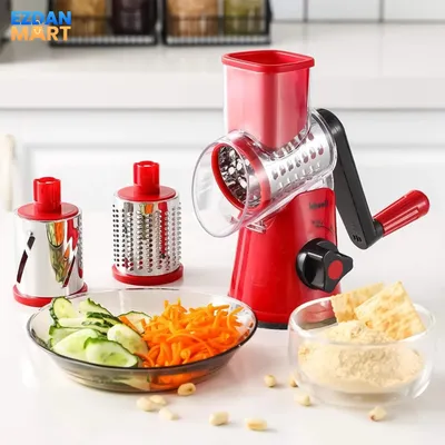 Rotary Vegetable Slicer & Manual Drum Grater