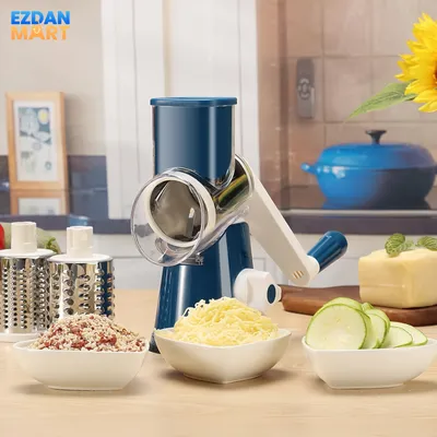 Rotary Vegetable Slicer & Manual Drum Grater