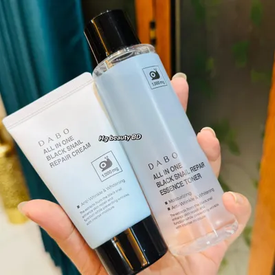 DABO All In One Black Snail Repair Cream and Toner Combo